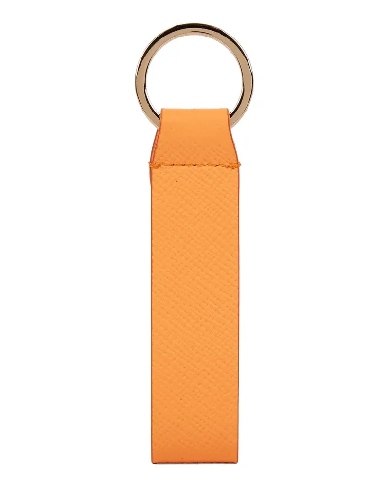 Smythson Panama Schlüsselanhänger - Orange Orange