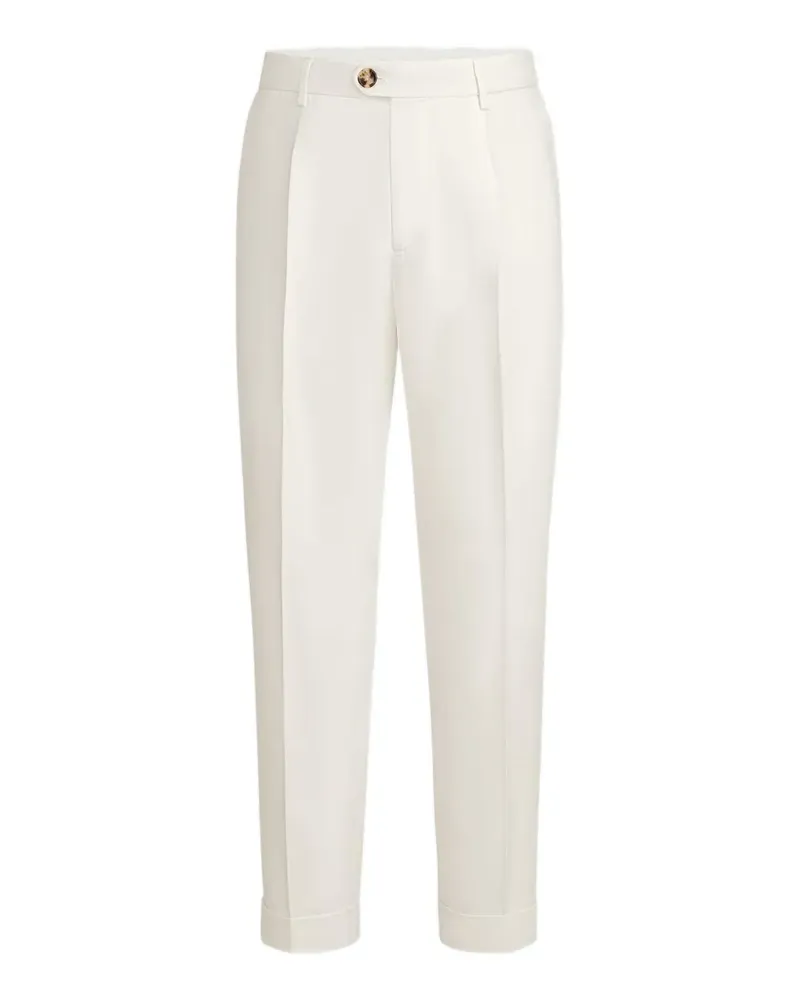 Brunello Cucinelli Chino mit geradem Bein - Weiß Weiß
