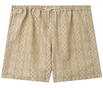 Shorts aus Jacquard