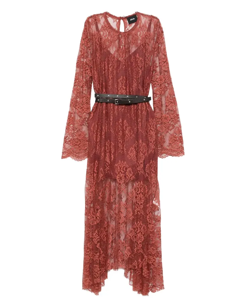 Dixie lace long-sleeve maxi dress - Rot Rot