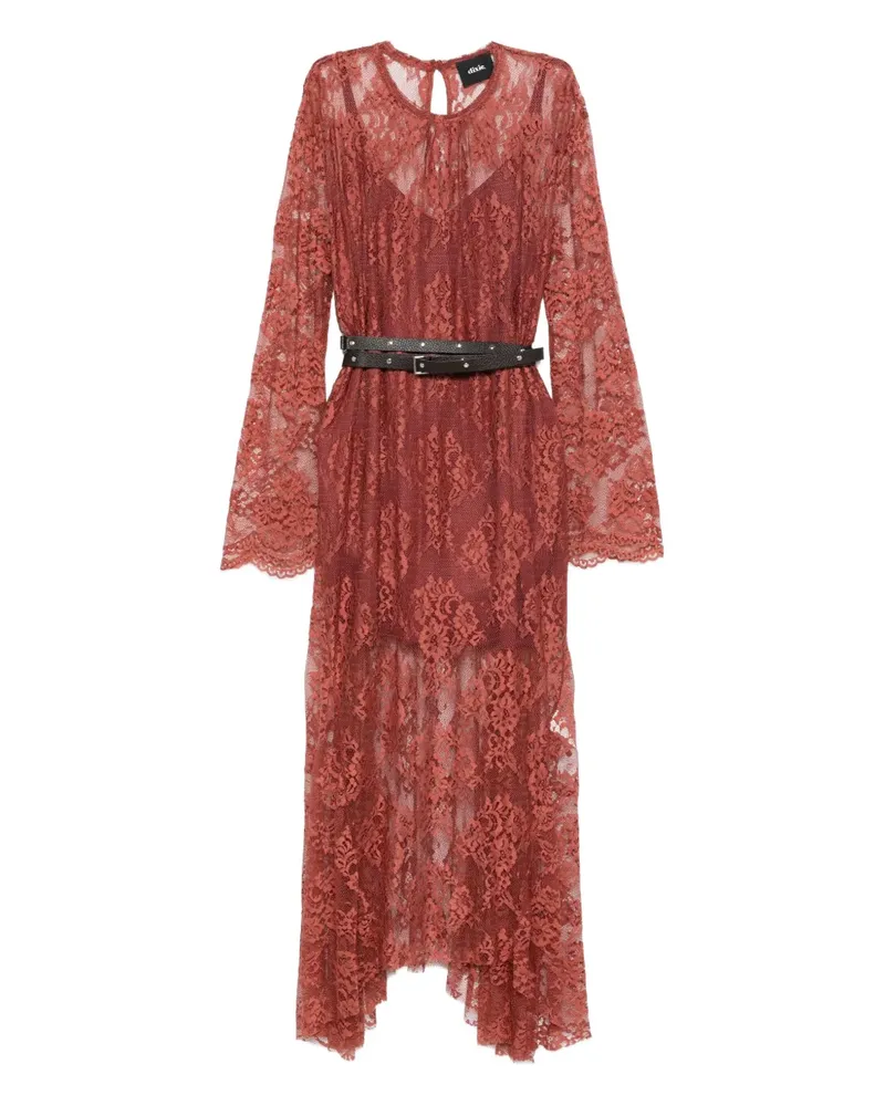 Dixie lace long-sleeve maxi dress - Rot Rot