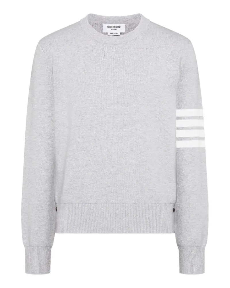 Thom Browne 4-Bar Milano stitch sweater - Grau Grau