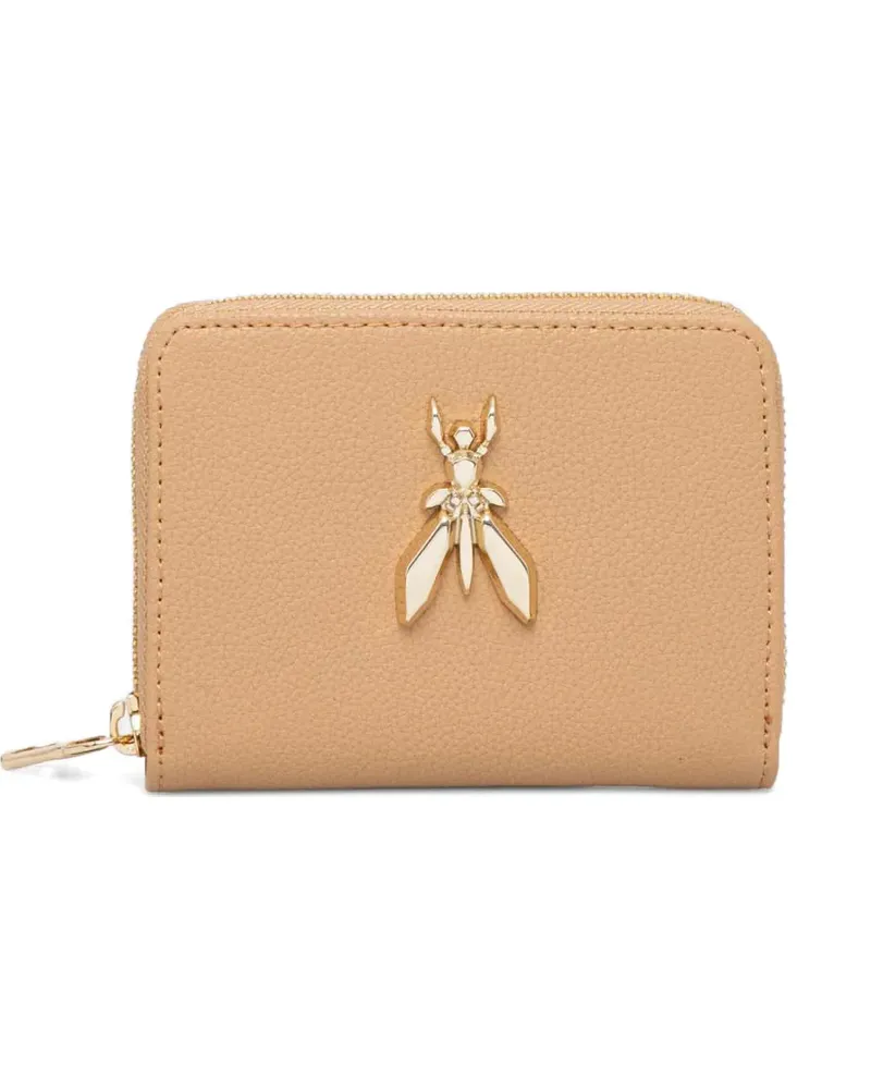 Patrizia Pepe Portemonnaie mit Logo-Schild - Nude Nude