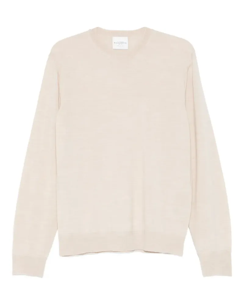 Ballantyne Klassischer Pullover - Nude Nude