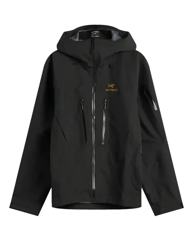 Arc'teryx Alpha SV hooded zip-up jacket - Schwarz Schwarz
