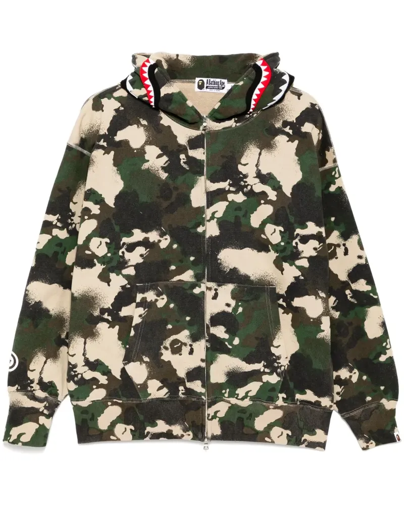 BAPE Hoodie mit Print - Grün Grün