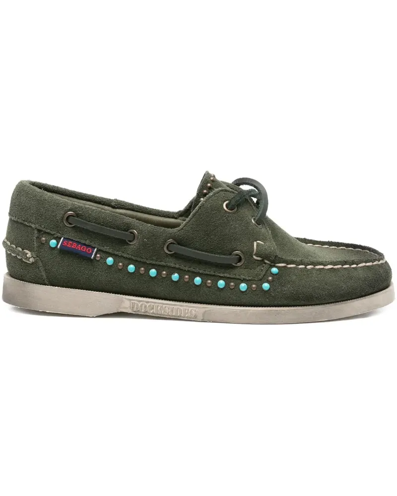 Sebago Loafer aus Wildleder - Grün Grün