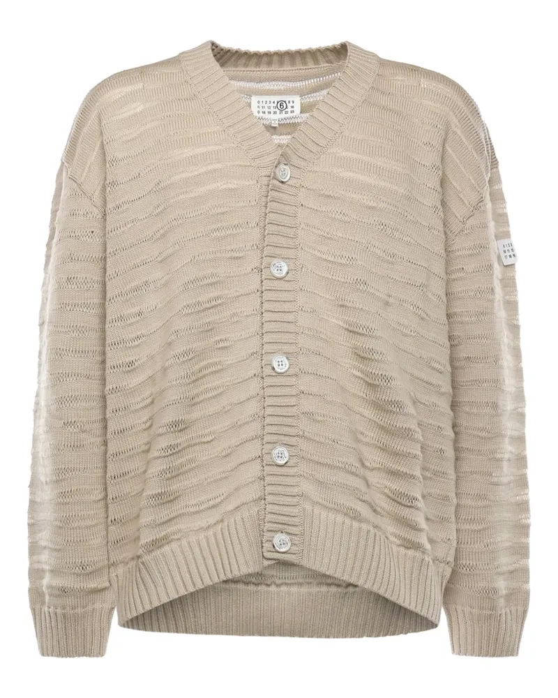 Maison Margiela Geknöpfter Pullover - Nude Nude