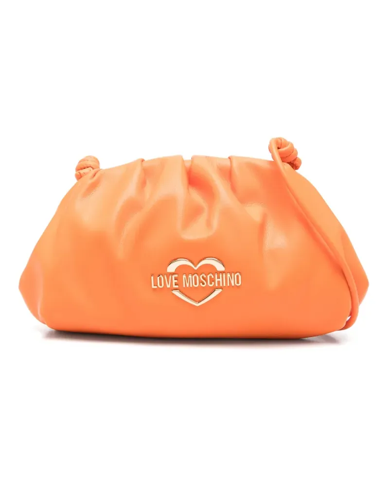 Moschino Umhängetasche mit Logo - Orange Orange
