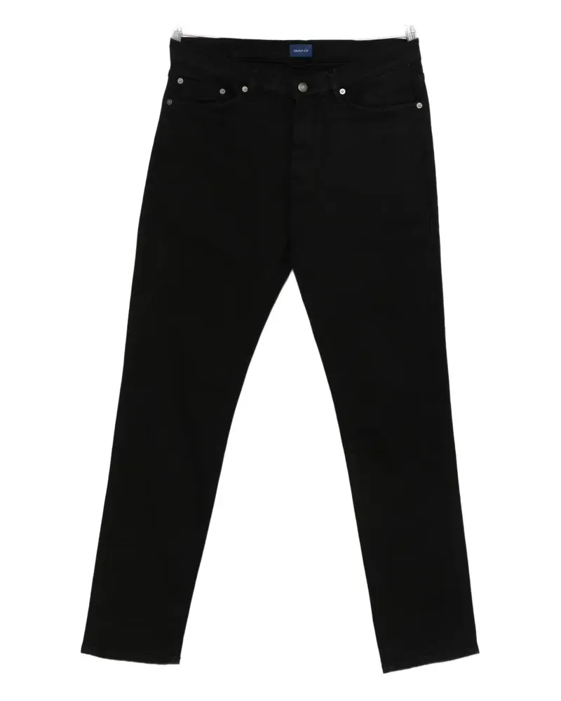 Gant Hose im Five-Pocket-Design - Schwarz Schwarz