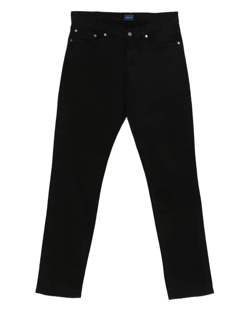 Gant Hose im Five-Pocket-Design - Schwarz Schwarz