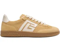 Sneakers mit perforiertem Detail - Nude