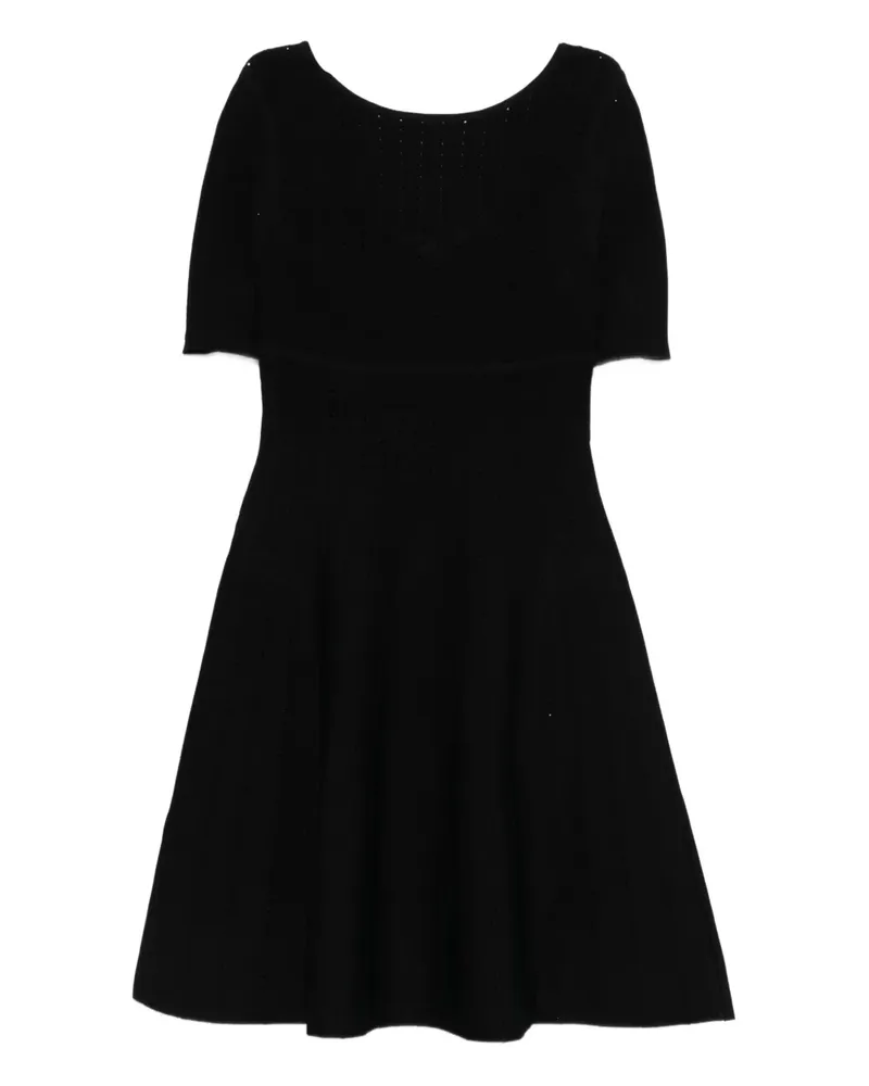 Hervé Léger Short sleeve dress - Schwarz Schwarz