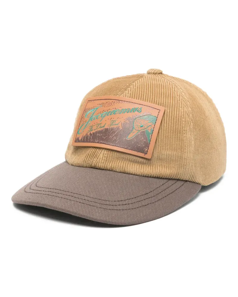 Jacquemus Canard baseball cap - Nude Nude