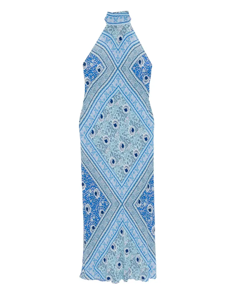 RIXO Caitlin midi dress - Blau Blau