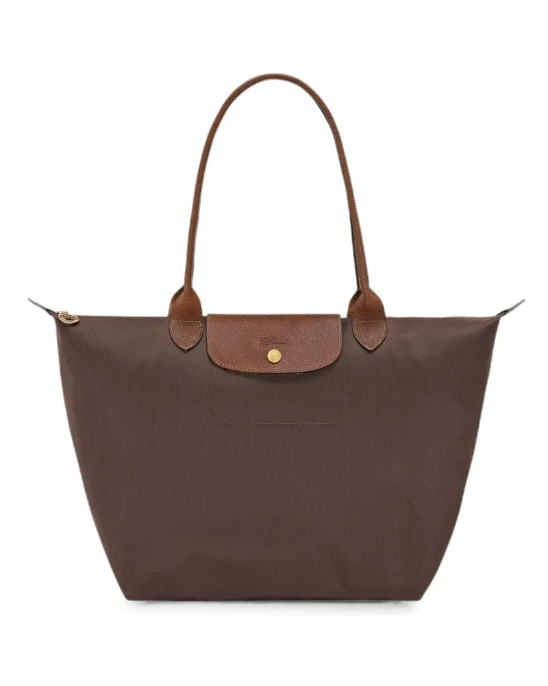 Longchamp Große Le Pliage Schultertasche - Braun Braun