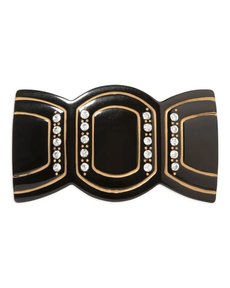 Jennifer Behr Verziertes Hattie Haarspange - Schwarz Schwarz