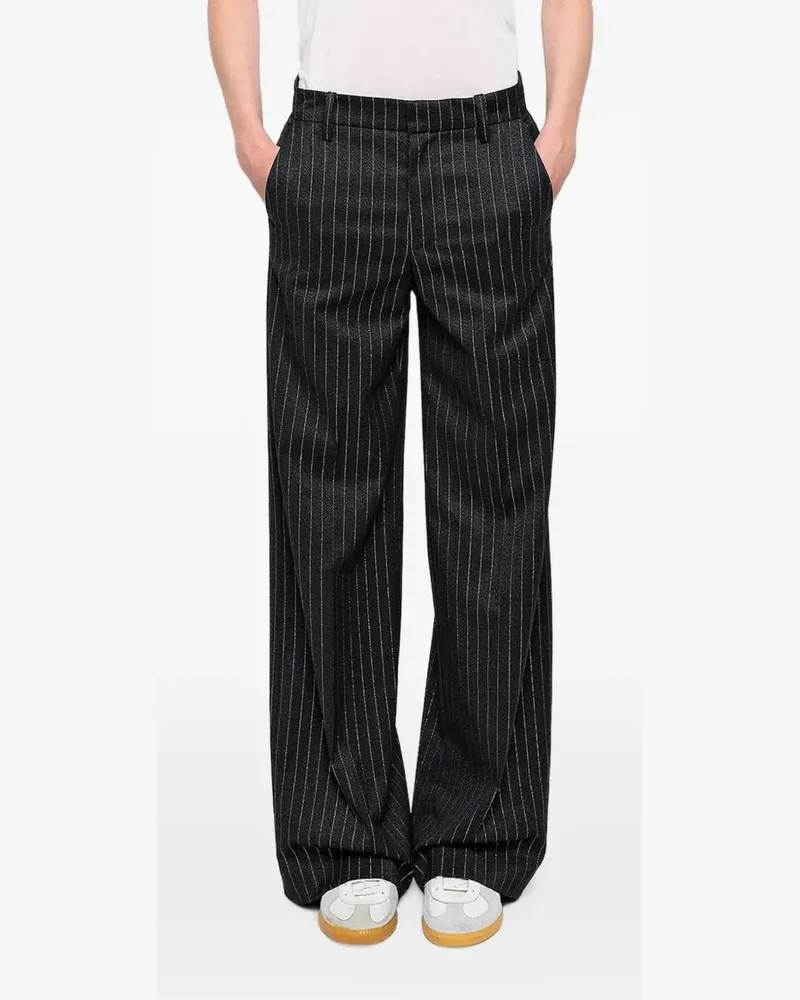 Zadig & Voltaire Gestreifte Hose - Schwarz Schwarz