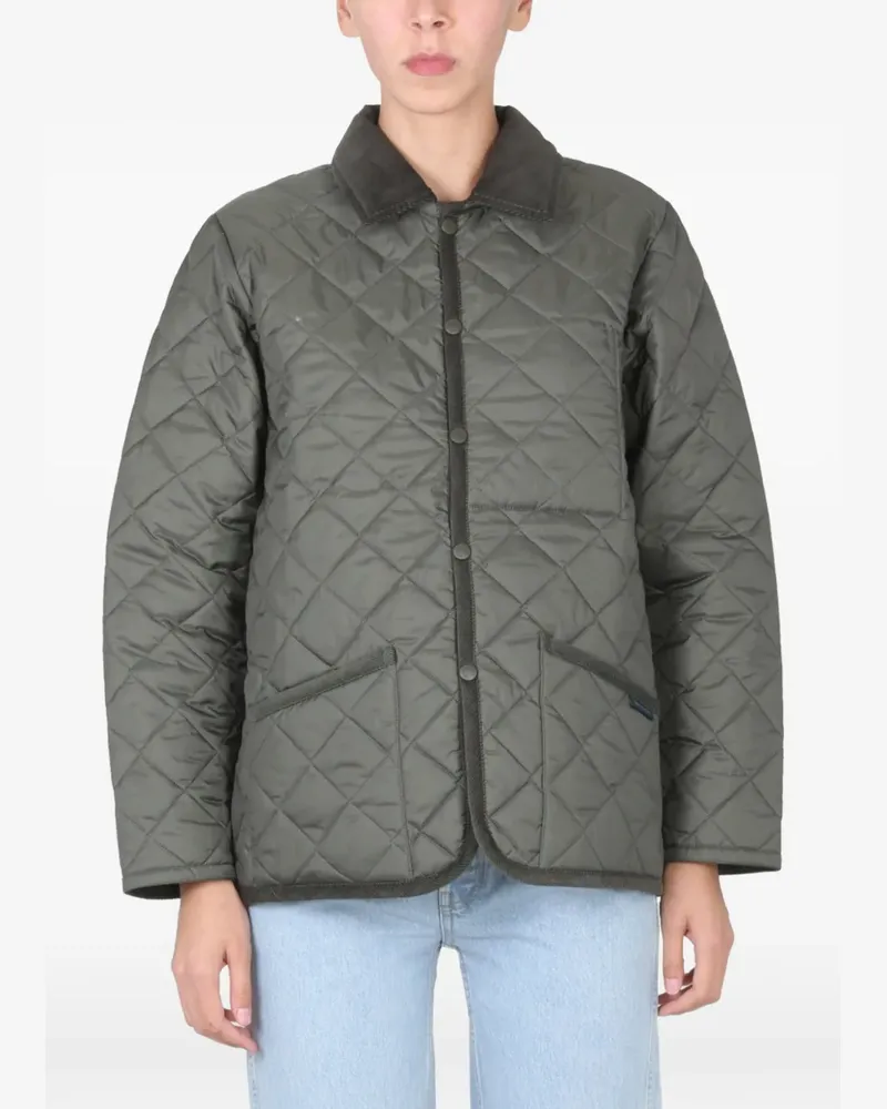 Lavenham Gesteppte Jacke - Grün Grün