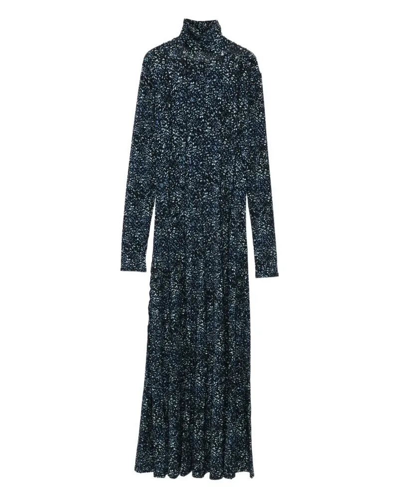 Proenza Schouler Mabel Kleid mit Stehkragen - Blau Blau