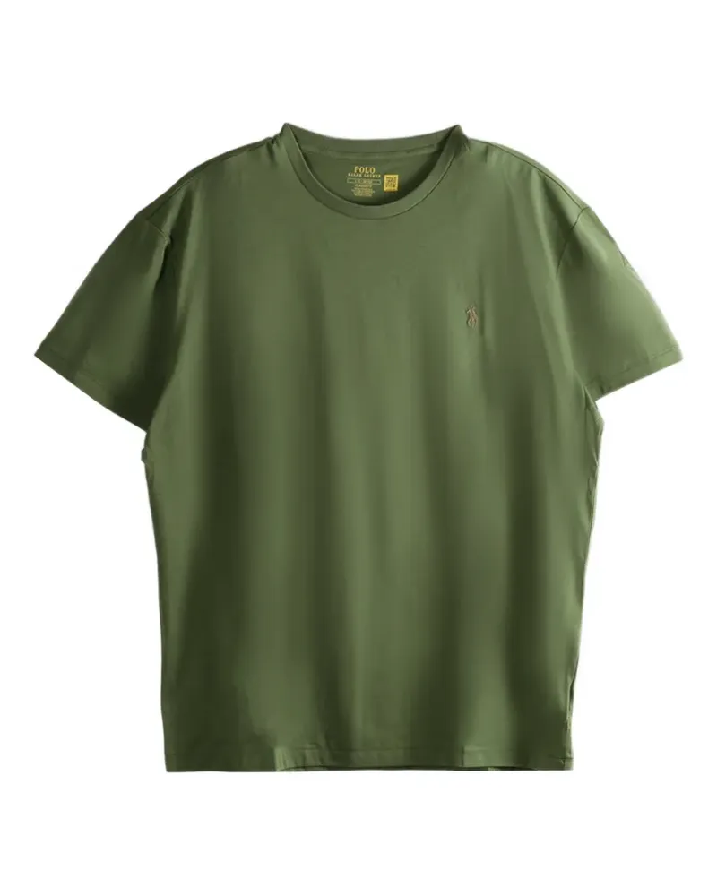 Ralph Lauren Rundhals-T-Shirt mit Polo Pony-Stickerei - Grün Grün