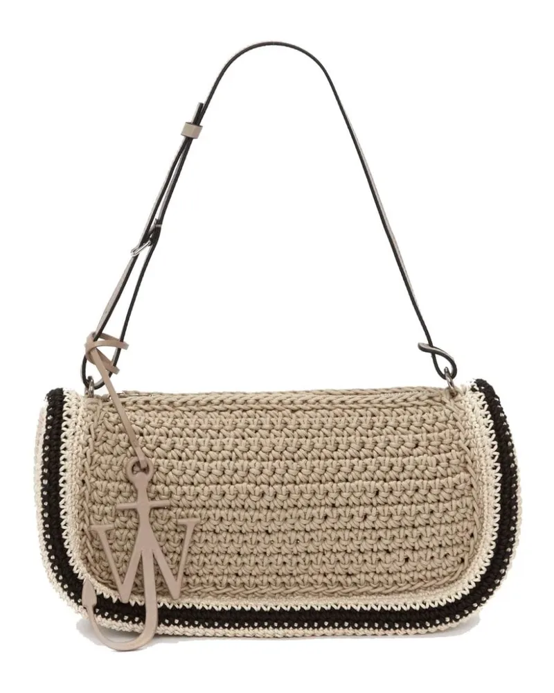 J.W.Anderson Gehäkelte Bumper Schultertasche - Grau Grau