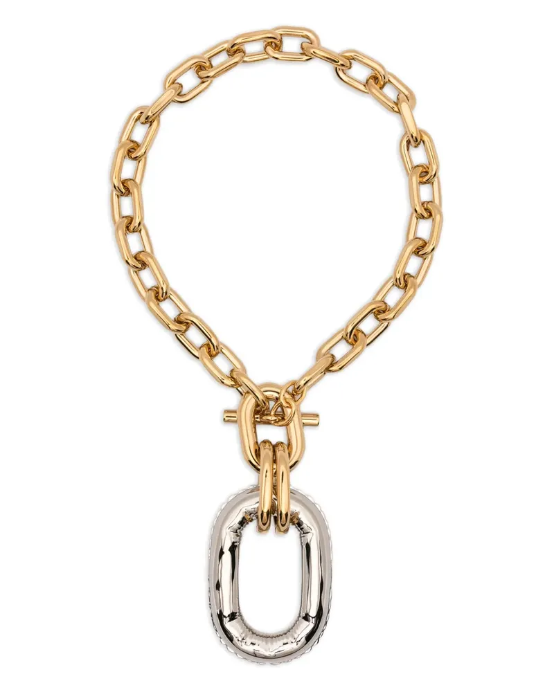 Paco Rabanne chunky-chain necklace - Gold Gold