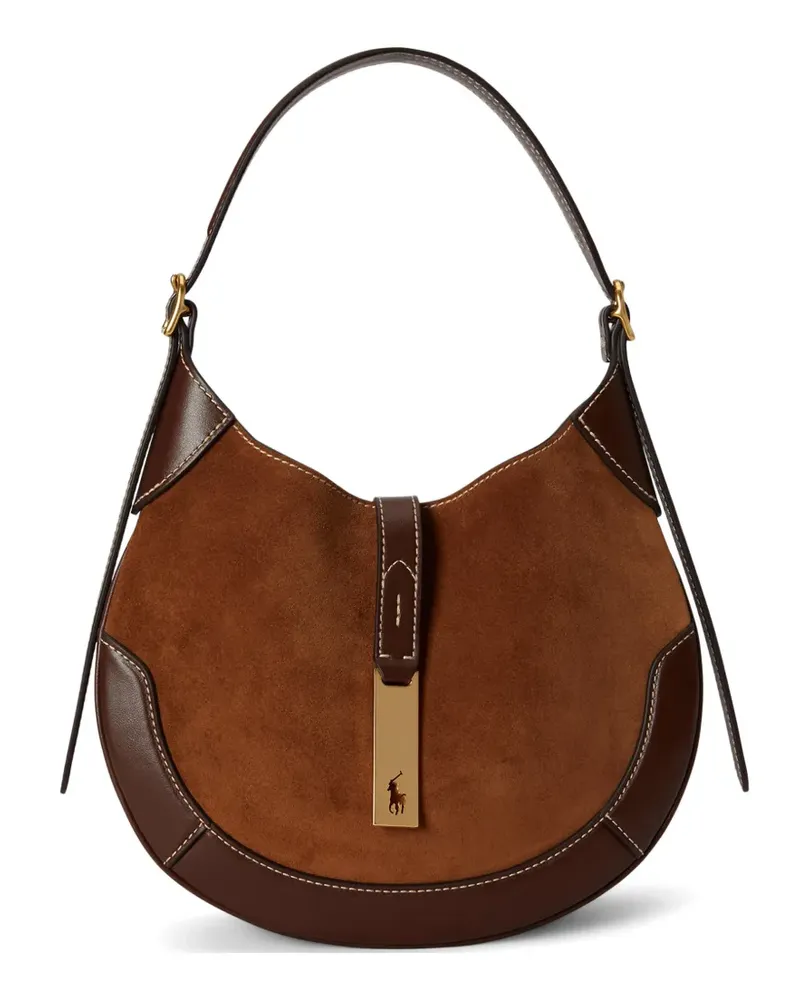 Ralph Lauren Kleine Schultertasche - Braun Braun