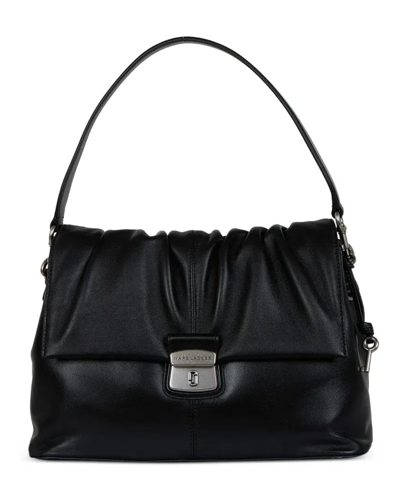 Marc Jacobs ruched leather shoulder bag - Schwarz Schwarz