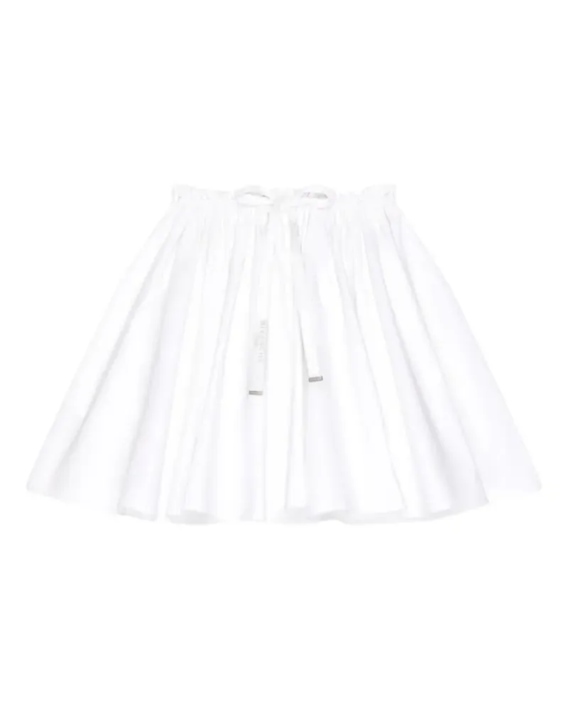 Givenchy drawstring mini pleated skirt - Weiß Weiß