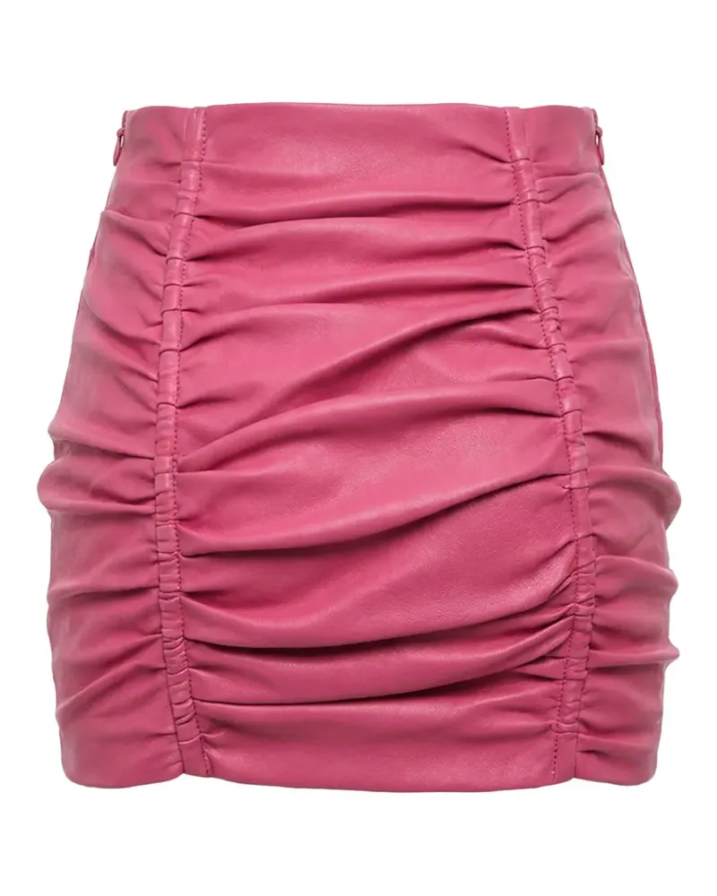 Dsquared2 draped leather skirt - Rosa Rosa