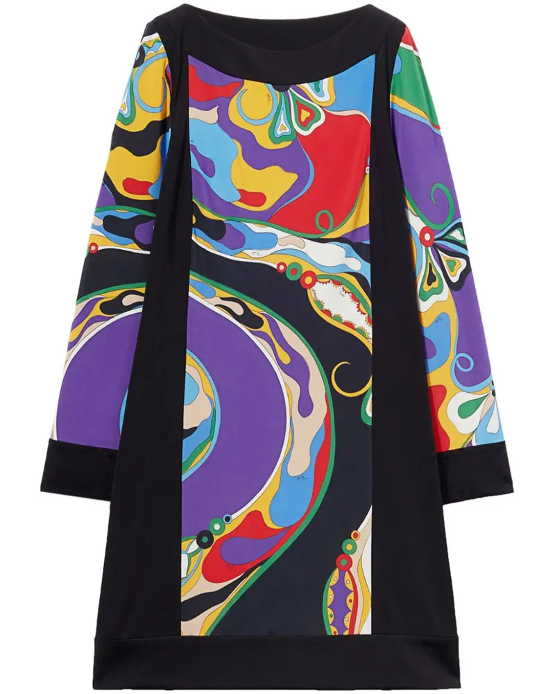 Emilio Pucci Minikleid mit Orchidee-Print - 45 45