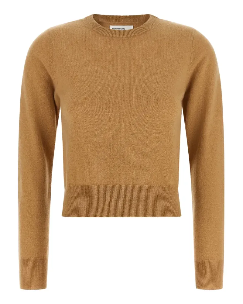 extreme cashmere n°510 February Pullover mit rundem Ausschnitt - Nude Nude