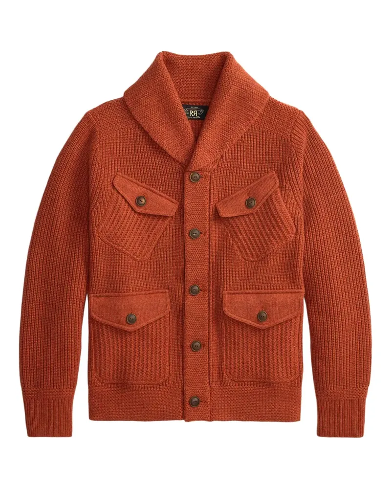 Ralph Lauren Cardigan mit geknöpfter Tasche - Orange Orange
