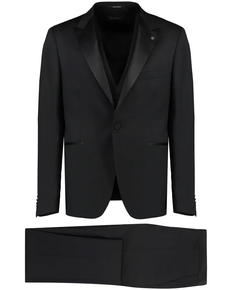 Tagliatore Einreihiger Anzug - Schwarz Schwarz