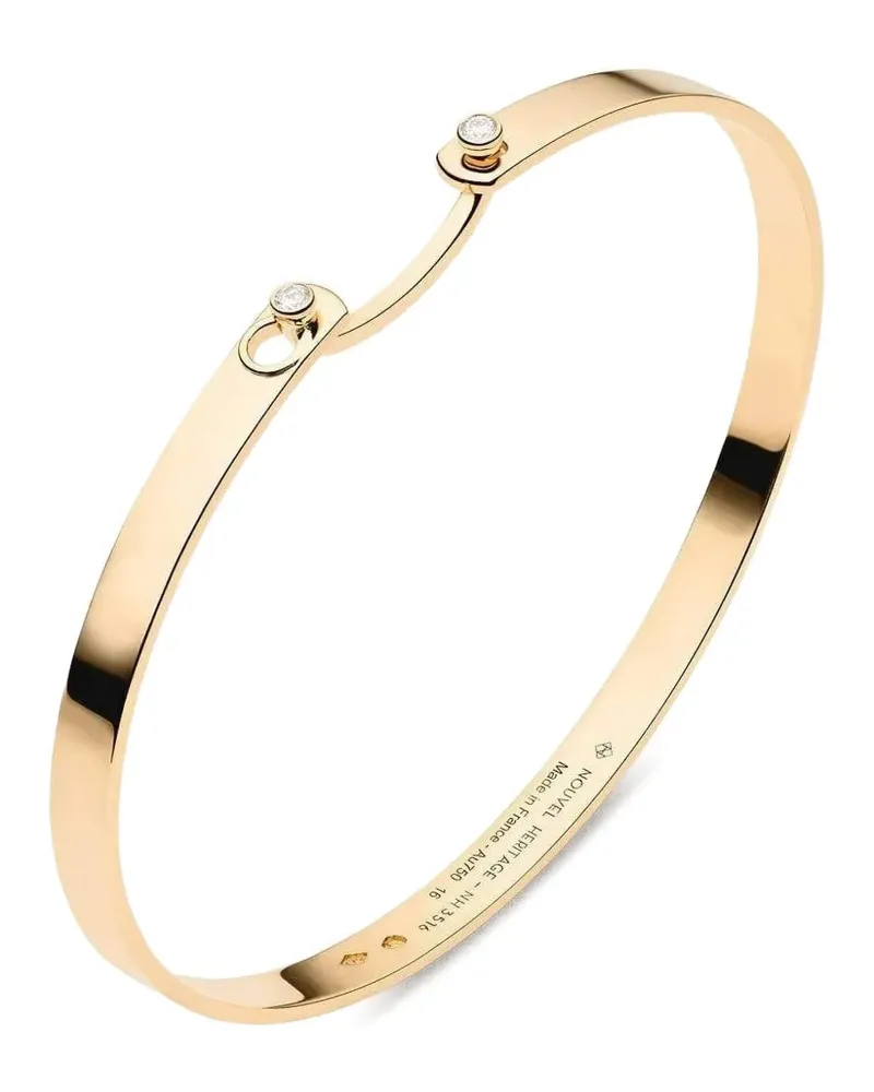 Nouvel Heritage Monday Morning diamond bangle bracelet - Gold Gold