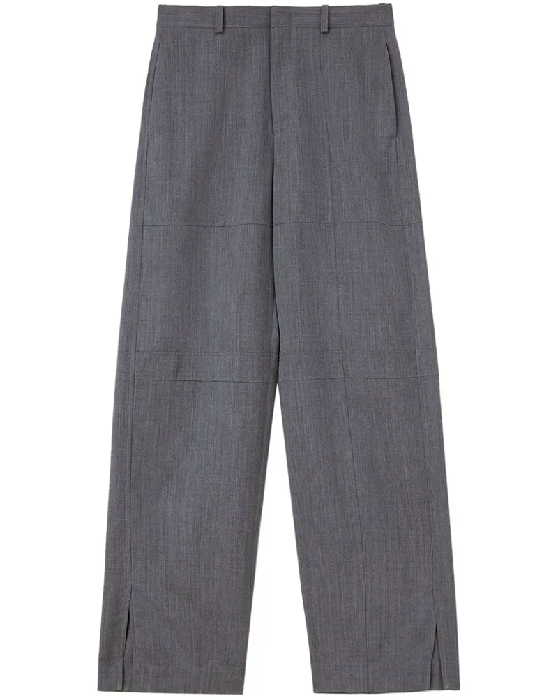 Jil Sander Hose mit weitem Bein Grau