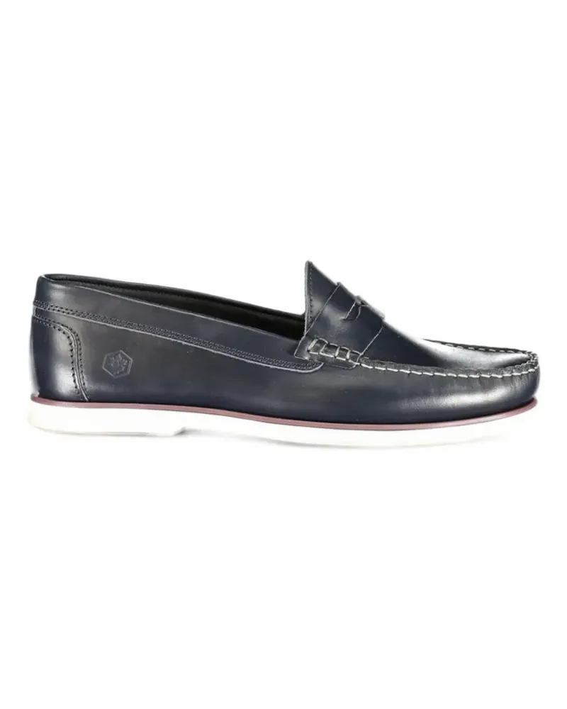 Lumberjack Navigator leather loafers - Blau Blau
