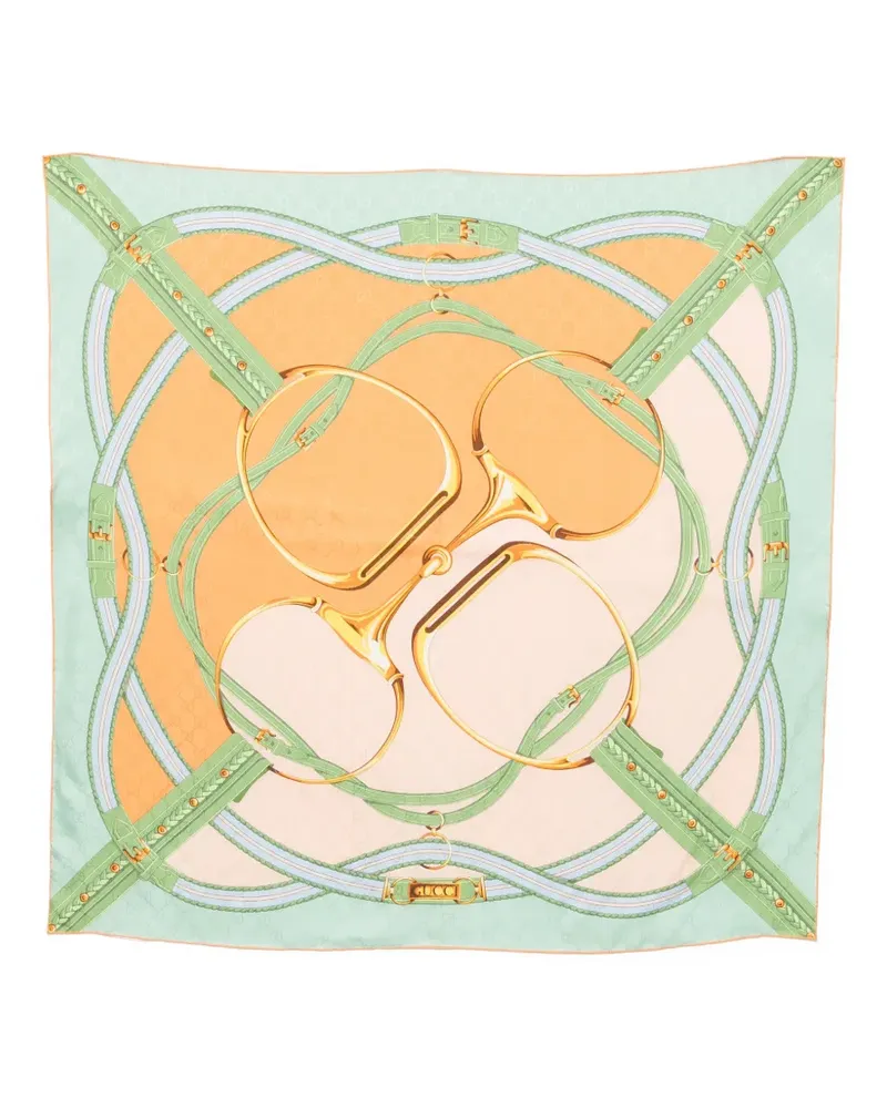 Gucci Schal mit Print - Grün Grün