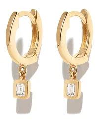 Dana Rebecca Designs 14kt Sadie Gelbgoldcreolen mit Diamanten Gold