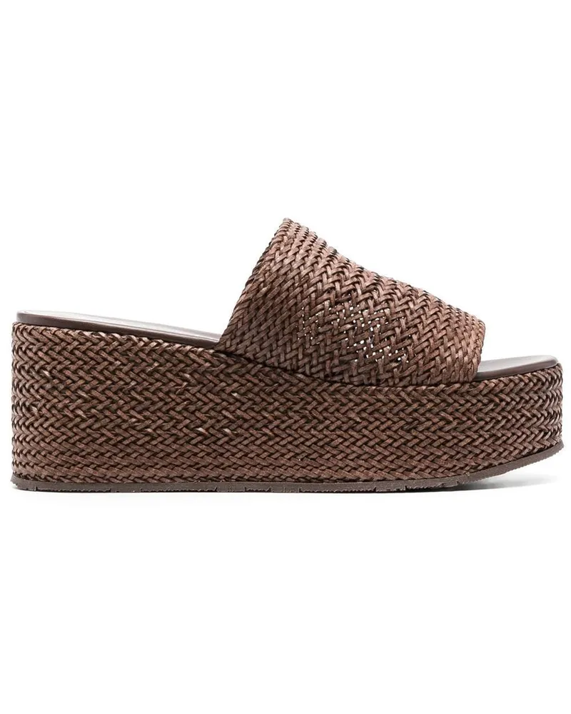 Casadei Sandalen mit Plateau - Braun Braun