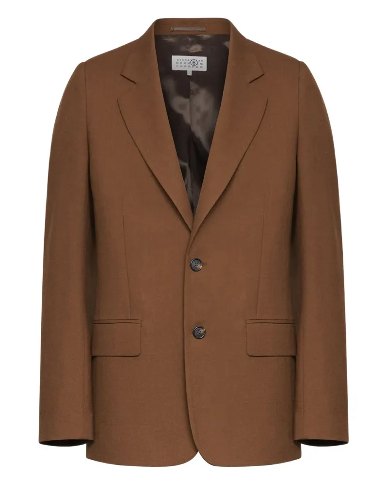 Maison Margiela Einreihiges Sakko - Braun Braun