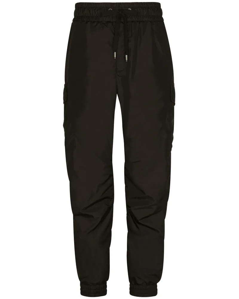 Dolce & Gabbana Jogginghose mit aufgesetzten Taschen - Schwarz Schwarz