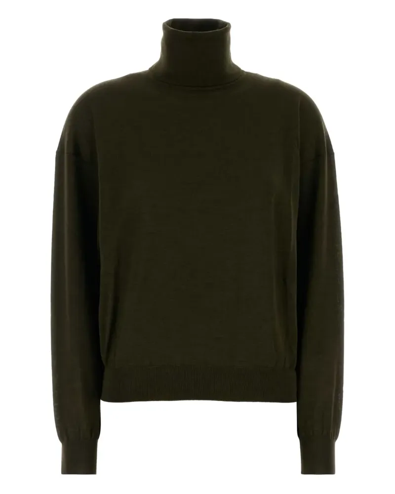 Saint Laurent Pullover mit Rollkragen - Grün Grün