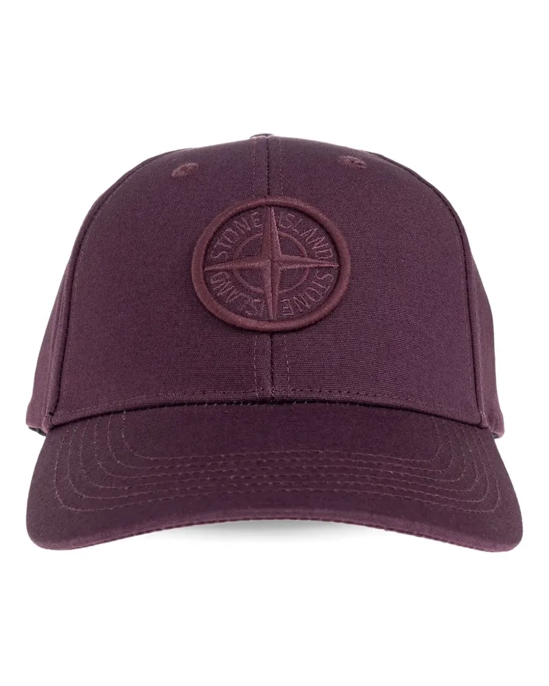 Stone Island Baseballkappe mit Kompass-Logo - Violett Violett