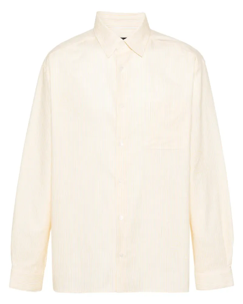 A.P.C. Gestreiftes Malo Hemd - Gelb Gelb