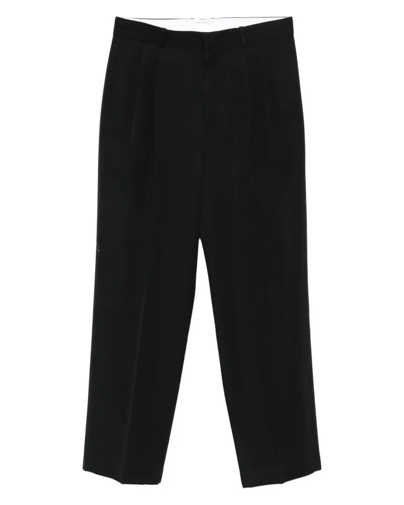 The Row Zev Hose mit Falten - Schwarz Schwarz