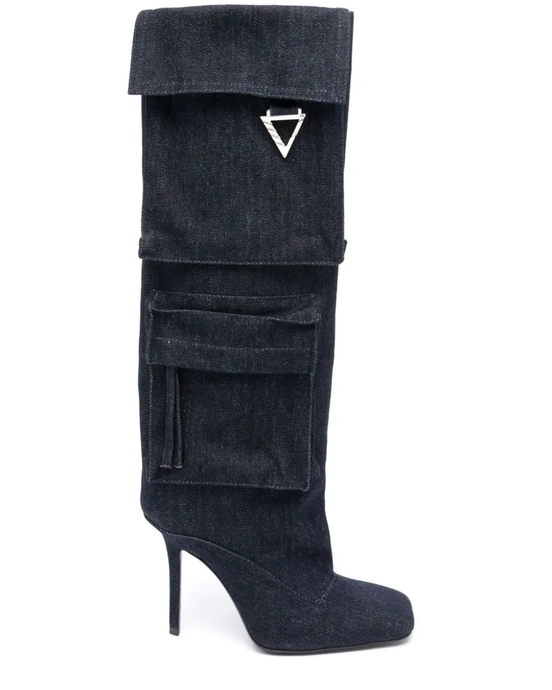ATTICO Sienna' Stiefel, 105mm - Blau Blau