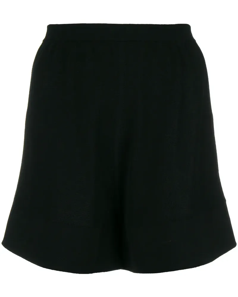 Rick Owens Shorts mit hohem Bund - Schwarz Schwarz