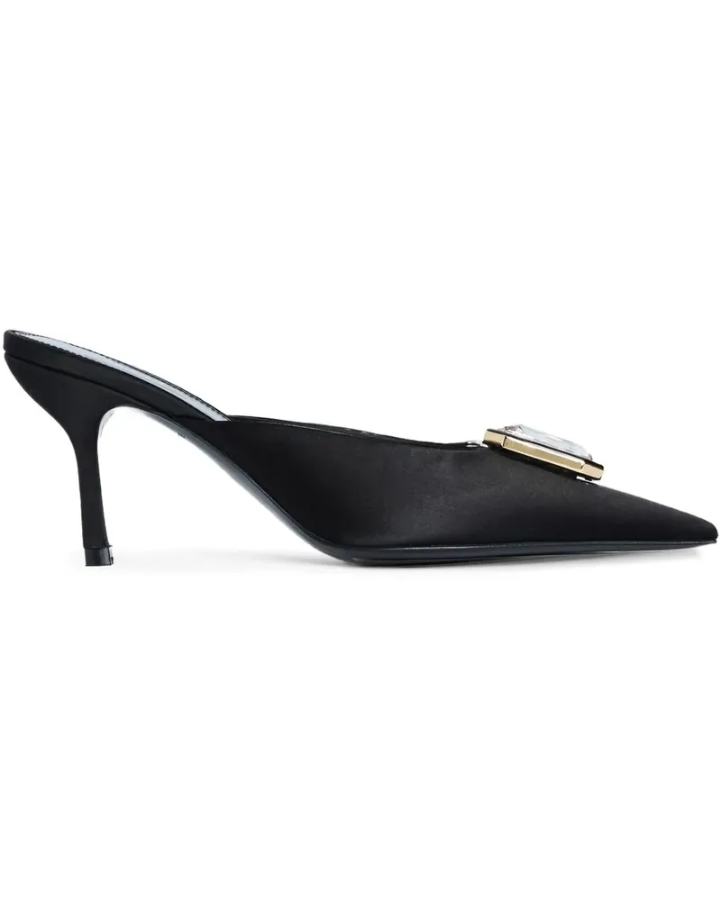 Retrofête Francesca Mules mit Kristallen 75mm - Schwarz Schwarz